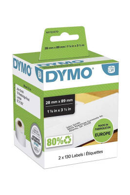 Dymo Label Writer Adres Çok Amaçlı Etiket 89 mm x 28 mm 99010 - 1