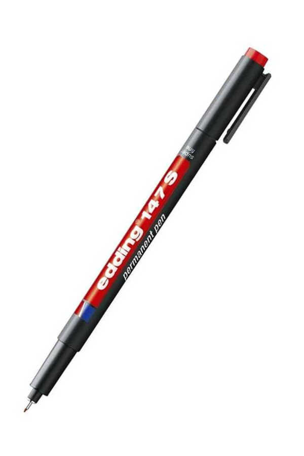 Edding E-147s Kırmızı Asetat Kalemi 