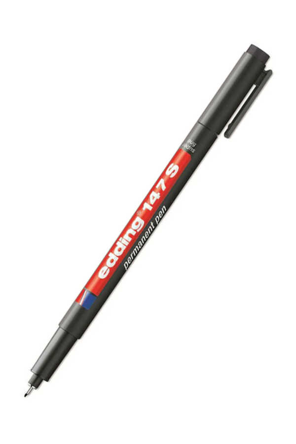Edding E-147s Siyah Asetat Kalemi 