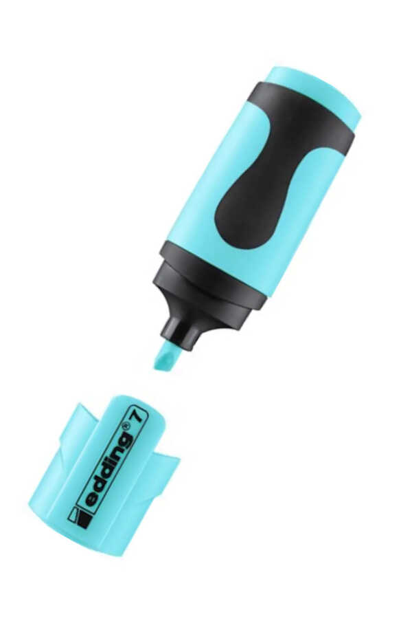 Edding Mini Mavi Fosforlu Kalem E-7