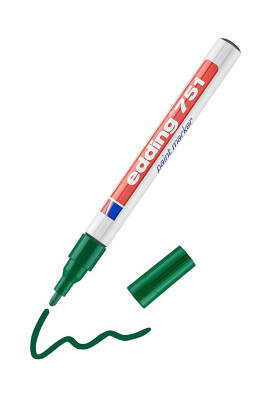 Edding Yeşil Dekor Dekorasyon ve Markalama Kalemi (Uç 1 - 2 mm) E-751 - 1