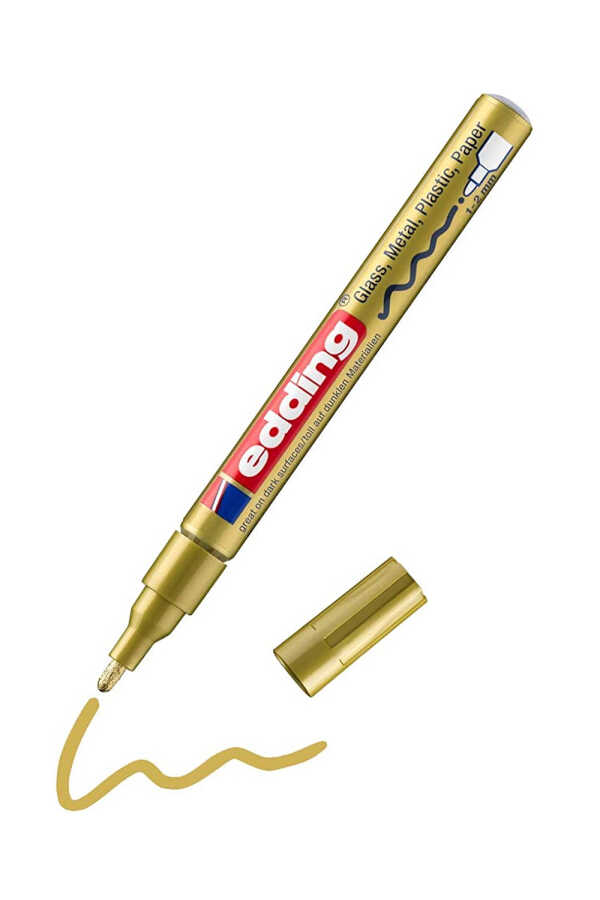 Edding Altın Yaldız Dekorasyon Ve Markalama Kalemi (uç 1 - 2 Mm) E-751