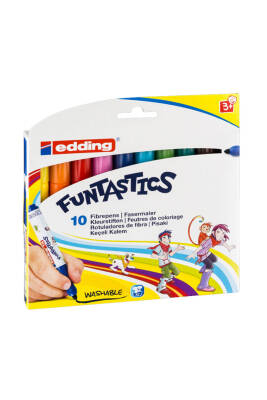 Edding Keçeli Kalem Kalın Funtastıc 10'lu Ed14K1099 - 1