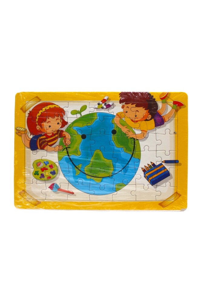 Kırtasiye Ofisi Hikayeli Yapboz Puzzle 25 X 35 Cm Dünya
