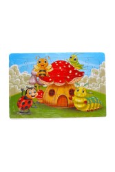 Kırtasiye Ofisi Hikayeli Yapboz Puzzle 25 x 35 cm Mantar - Kırtasiye Ofisi