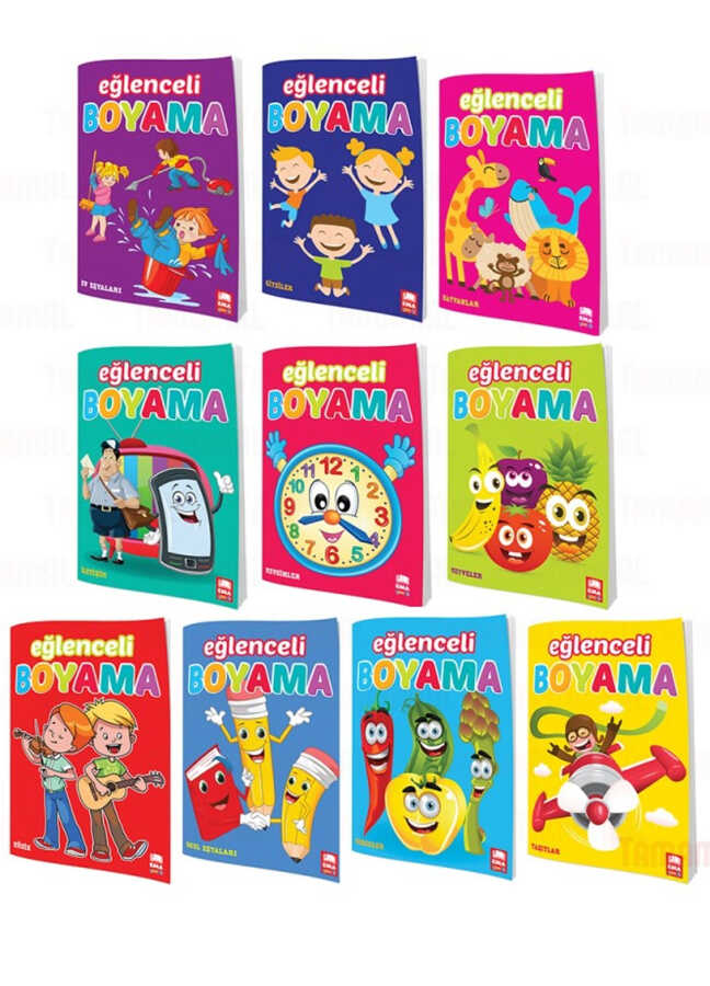 Ema Renklerle Öğreniyorum Boyama Kitabı