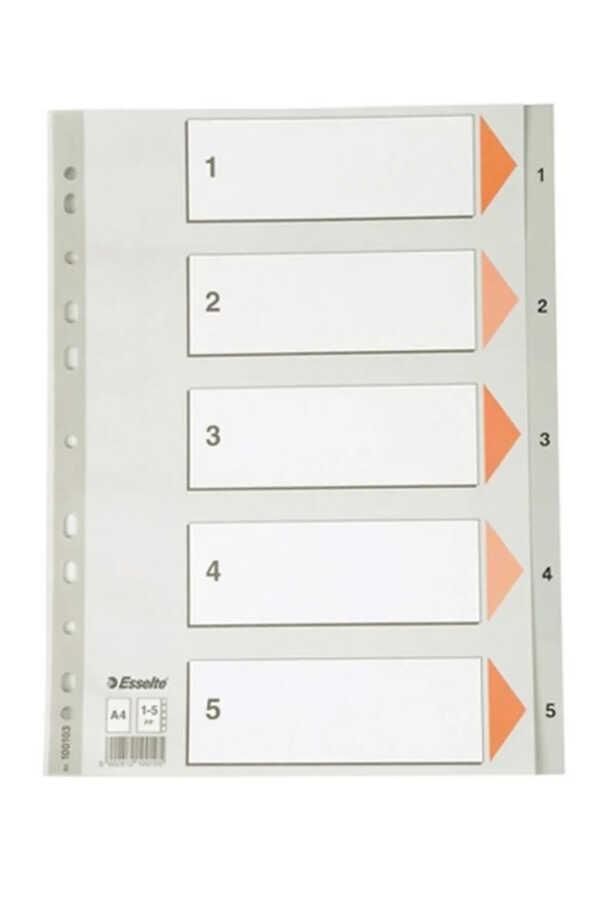 Esselte 1-5 Rakamlı Seperatör Dosya Ayracı Slt-100103