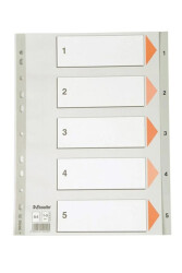 Esselte 1-5 Rakamlı Seperatör Dosya Ayracı Slt-100103 - Esselte