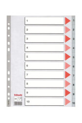 Esselte 1-12 Rakamlı Seperatör Dosya Ayracı Slt-100106 - Esselte