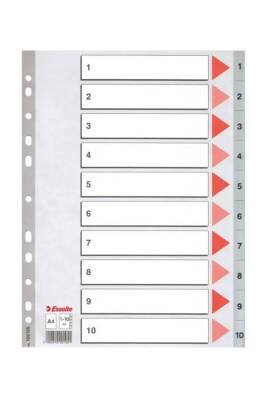 Esselte 1-12 Rakamlı Seperatör Dosya Ayracı Slt-100106 - 1