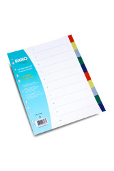 Exxo 1-10 Renkli Seperatör Dosya Ayracı Ts 110 - Exxo