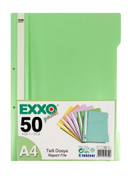 Exxo Pastel Nane Yeşili Telli Dosya - 1