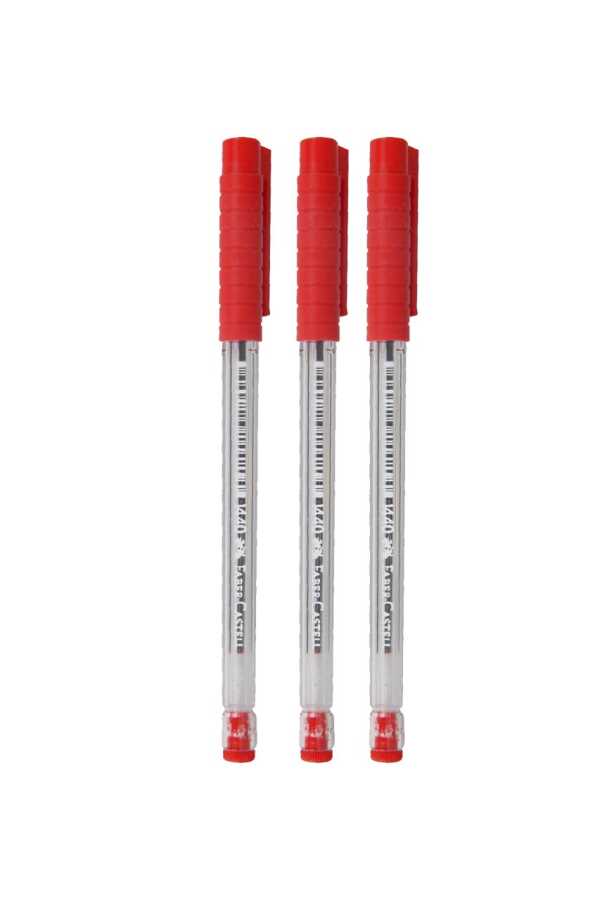 Faber Castell 1440 Kırmızı Tükenmez Kalem 3