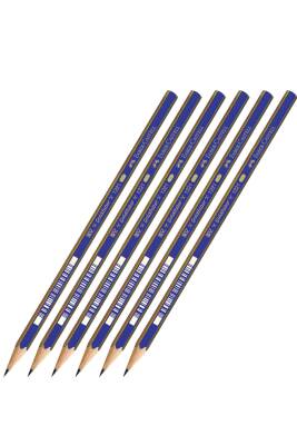 Faber Castell 2B Resim Kalemi 6'lı + 2'li Hamur Silgi Seti (A4 Defter Hediye) - 2