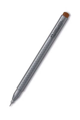 Faber Castell grip Fıne Yazım ve Çizim Kalemi 0.4 mm Kahverengi - 2