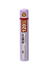 Faber Castell grıp Kalem Ucu 0.5 2B 60 mm 120'li Pastel Mor - Faber Castell