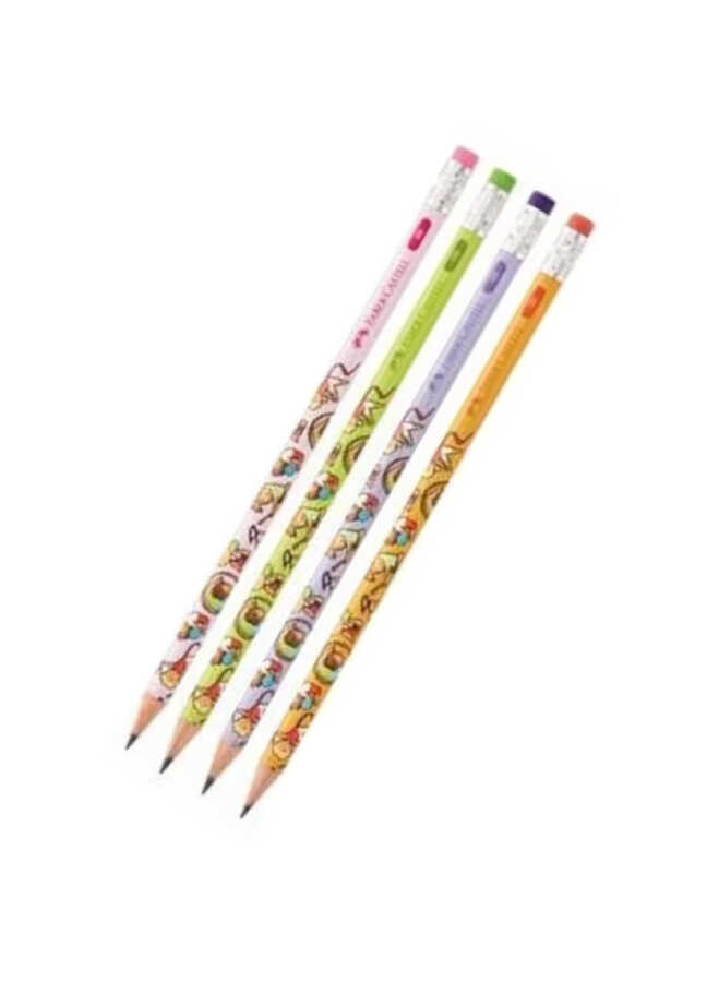 Faber Castell Jimnastik Silgili Kurşun Kalem 