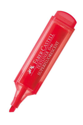 Faber Castell Kırmızı Fosforlu Kalem - 1