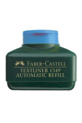 Faber Castell Mavi Fosforlu Kalem Mürekkebi - 1