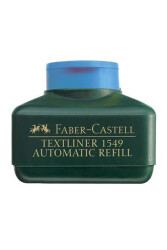 Faber Castell Mavi Fosforlu Kalem Mürekkebi - Faber Castell