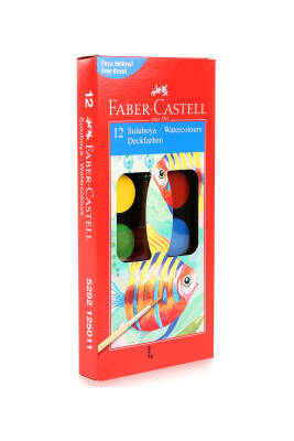Faber Castell Sulu Boya 12'li Büyük Boy - 1