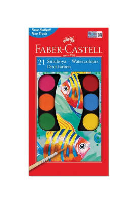 Faber Castell Sulu Boya 21Li Büyük Boy - 1