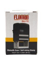 Floman 910 (10x27Mm) Otomatik Kaşe Siyah Keçeli - Floman