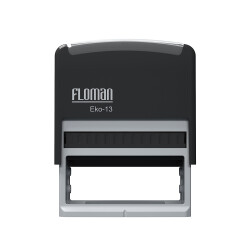 Floman 913 (22x60 mm) Otomatik Kaşe Siyah Keçeli - 5