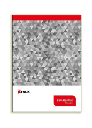 Folix Sipariş Fişi Otokopili 2 x 50 Yaprak - Folix