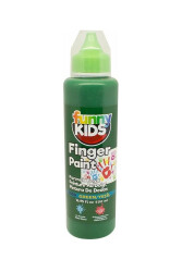 Funny Kids Yeşil Parmak Boyası 500 ml - Funny Kids