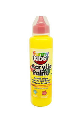 Funny Kids Akrilik Boya Sarı 500 ml - 1