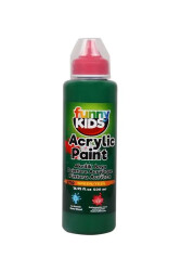 Funny Kids Akrilik Boya Yeşil 500 ml - Funny Kids
