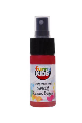 Funny Kids Kırmızı Sprey Kumaş Boyası 30 cc - 1