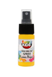 Funny Kids Sarı Sprey Kumaş Boyası 30 cc - Funny Kids