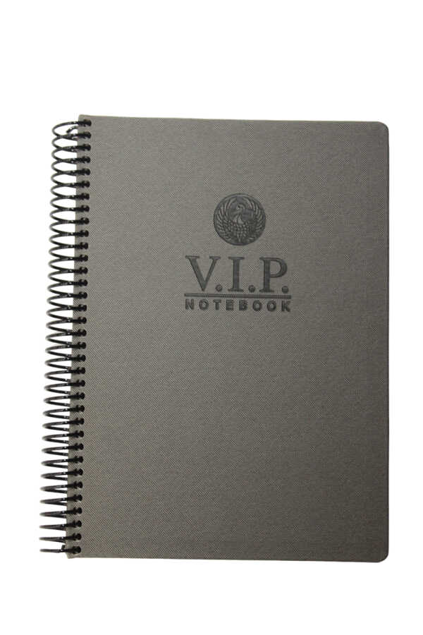 Gıpta A4 140 Yaprak Çizgili Vıp 1080 Spiralli Suni Deri Defter 