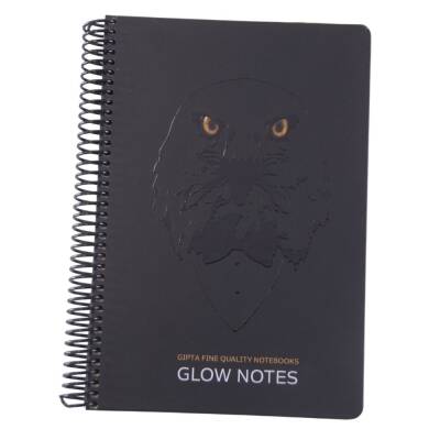 Gıpta Glow 120 Yaprak Kareli Spiralli Sert Kapak Defter 17 x 24 cm - 2