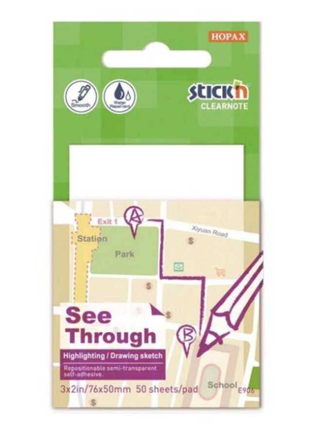 Gıpta Stıckn 76x51 Yarı Saydam Beyaz 50yp