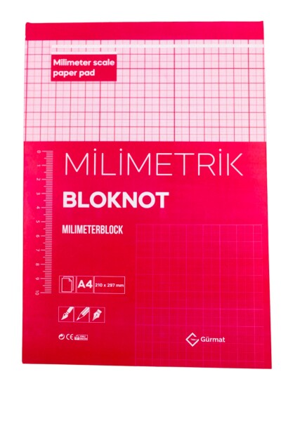 Gürmat A4 Milimetrik Bloknot - 1
