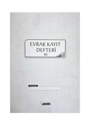 Gürmat Evrak Kayıt Defteri 40 Yaprak Numaralı - Gürmat
