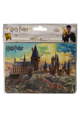 Harry Potter Hogwarts Figürlü 2'li Kartpostal - 2