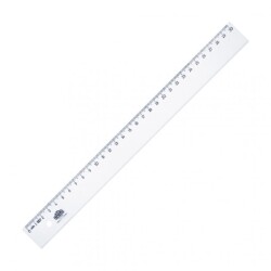 Hatas Şeffaf Plastik Ekonomik Cetvel 30 cm 0131 - Hatas