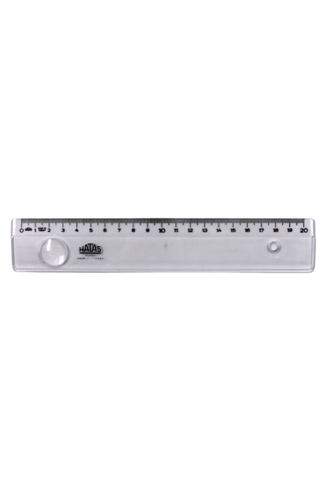 Hatas 0151 20 Cm Mercekli Geniş Büro Cetveli