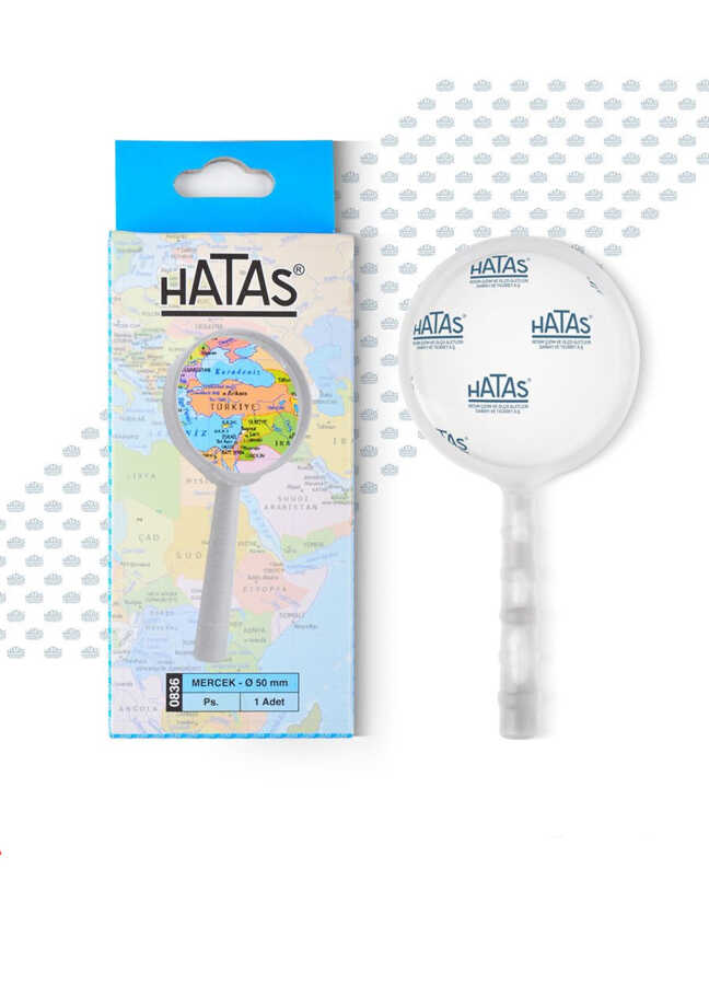 Hatas Büyüteç Plastik Saplı 90 Mm 838