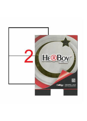 Herboy Lazer Etiket 2'li 210 x 148.5 mm Hb-1102 - 1
