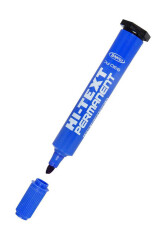 Hi-Text Mavi Permanent Kesik Uçlu Kalıcı Koli Kalemi 830Pc - 1