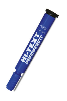 Hi-Text Mavi Permanent Kesik Uçlu Kalıcı Koli Kalemi 830Pc - 2