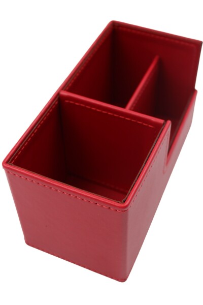 İnn Design Beyoğlu Serisi Deri Organizer Kalemlik Kırmızı Dd-1215 - 4