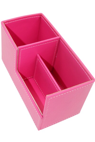 İnn Design Beyoğlu Serisi Deri Organizer Kalemlik Pastel Pembe Dd-1259 - 4