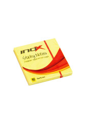 Inox Not Kağıdı Fosforlu Sarı 80 Yaprak 75 x 75 mm No:2304 - 1