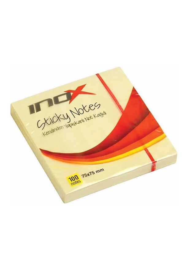 Inox Sarı Yapışkanlı Not Kağıdı 75 X 75 Mm No:2342